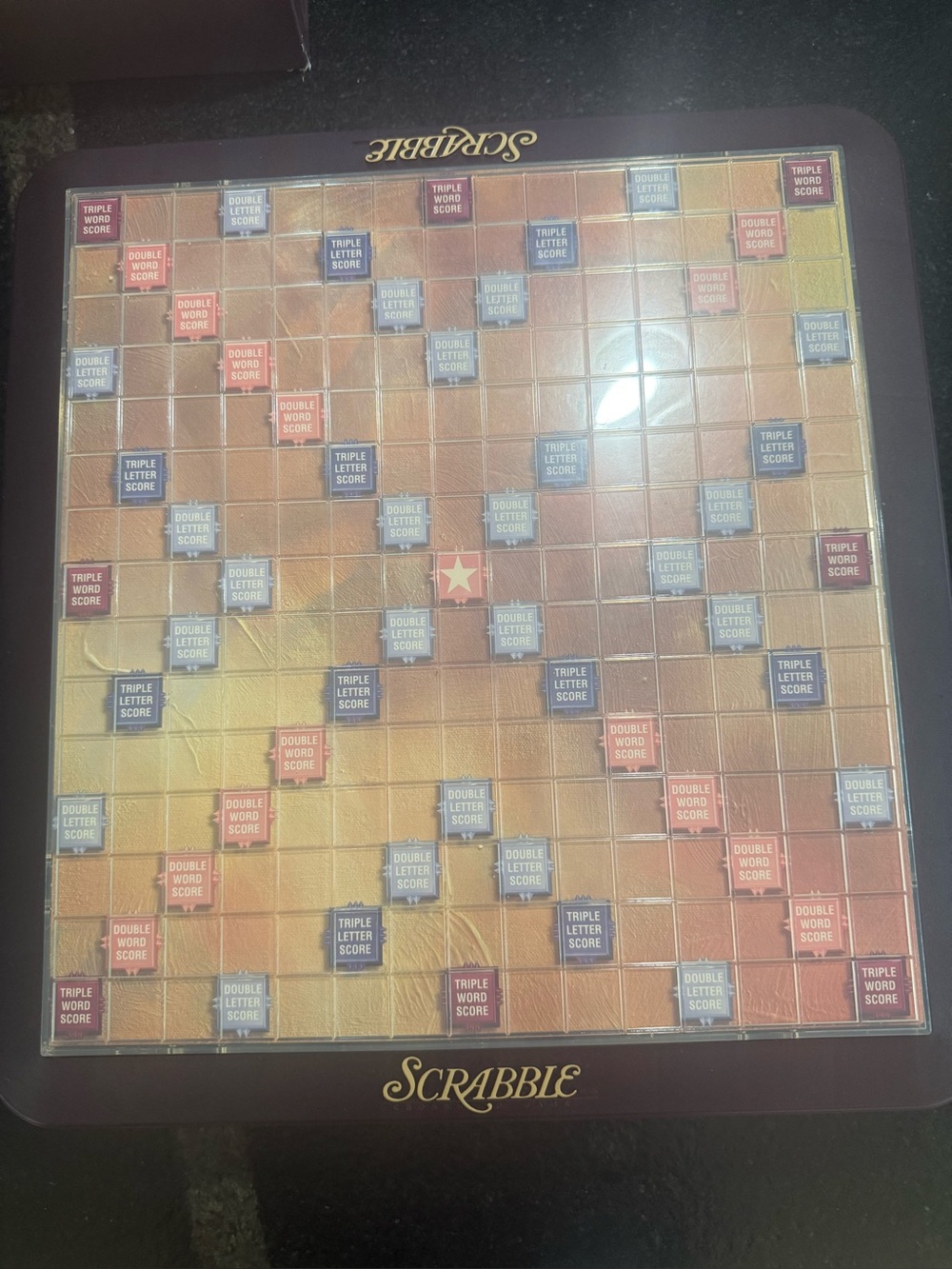 Vintage 1999 Scrable Deluxe Edition Crossword game with rotating turntable board - Picture 5 of 6